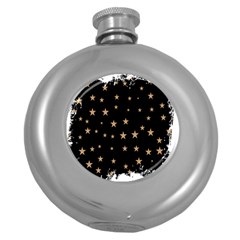 Little Stars Pattern Round Hip Flask (5 Oz)