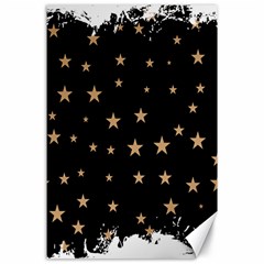 Little Stars Pattern Canvas 24  X 36  by ConteMonfrey