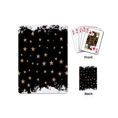 Little Stars Pattern Playing Cards Single Design (mini)