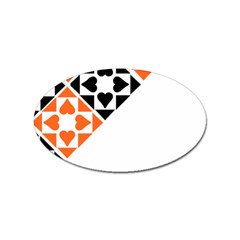 Aesthetic Hearts Sticker Oval (10 Pack) by ConteMonfrey