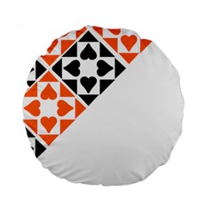 Aesthetic Hearts Standard 15  Premium Round Cushions by ConteMonfrey