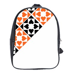 Aesthetic Hearts School Bag (xl) by ConteMonfrey