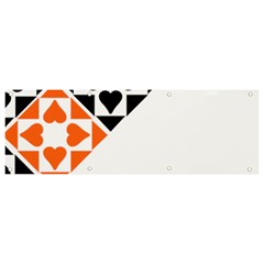 Aesthetic Hearts Banner And Sign 9  X 3  by ConteMonfrey