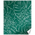 Tropical Green Monstera  Canvas 16  x 20  15.75 x19.29  Canvas - 1