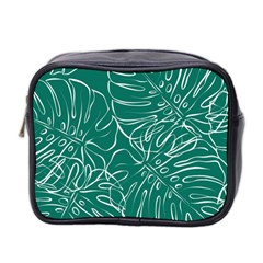 Tropical Green Monstera  Mini Toiletries Bag (two Sides) by ConteMonfrey