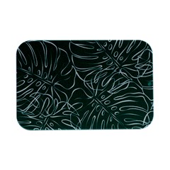 Tropical Green Monstera  Open Lid Metal Box (silver)   by ConteMonfrey