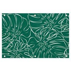 Tropical Green Monstera  Banner And Sign 6  X 4  by ConteMonfrey