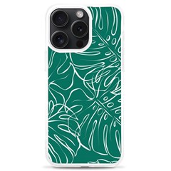 Tropical Green Monstera  Iphone 15 Pro Max Tpu Uv Print Case by ConteMonfrey