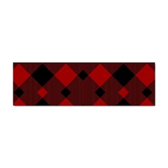 Red Diagonal Plaid Big Sticker Bumper (100 Pack) by ConteMonfrey