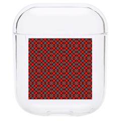 Red Diagonal Plaids Hard Pc Airpods 1/2 Case by ConteMonfrey