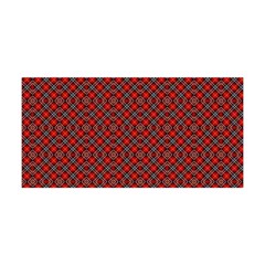 Red Diagonal Plaids Yoga Headband by ConteMonfrey