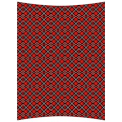 Red Diagonal Plaids Back Support Cushion by ConteMonfrey