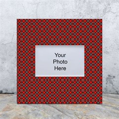 Red Diagonal Plaids White Box Photo Frame 4  X 6  by ConteMonfrey