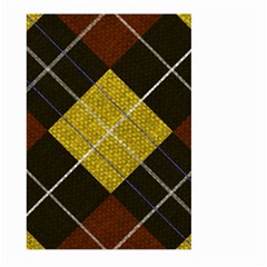 Yellow Plaid Large Garden Flag (two Sides) by ConteMonfrey