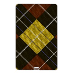 Yellow Plaid Name Card Style Usb Flash Drive