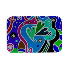 Crazy Pop Art - Doodle Hearts  Open Lid Metal Box (silver)  