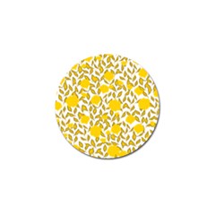 Yellow Flowers Roses On The Wall Lemons Golf Ball Marker by ConteMonfrey