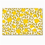 Yellow Flowers Roses On The Wall Lemons Postcards 5  x 7  (Pkg of 10) Front