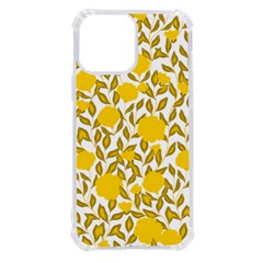 Yellow Flowers Roses On The Wall Lemons Iphone 13 Pro Max Tpu Uv Print Case by ConteMonfrey