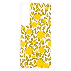 Yellow Flowers Roses On The Wall Lemons Samsung Galaxy S24 6 2 Inch Tpu Uv Case by ConteMonfrey