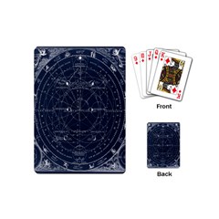 Astronomie Astrologie Vintage  Playing Cards Single Design (mini)