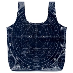 Astronomie Astrologie Vintage  Full Print Recycle Bag (xxl) by ConteMonfrey