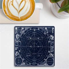 Astronomie Astrologie Vintage  Uv Print Square Tile Coaster  by ConteMonfrey