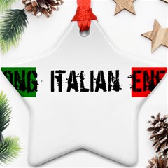 Strong Italian Energy Ornament (star) by ConteMonfrey