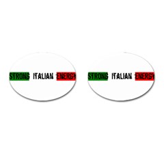 Strong Italian Energy Cufflinks (oval) by ConteMonfrey