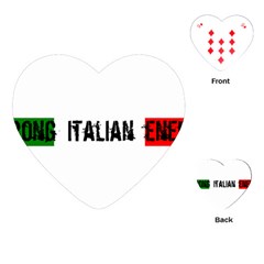 Strong Italian Energy Playing Cards Single Design (heart) by ConteMonfrey