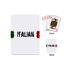 Strong Italian Energy Playing Cards Single Design (mini)