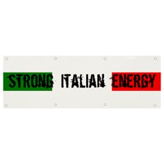 Strong Italian Energy Banner And Sign 9  X 3  by ConteMonfrey