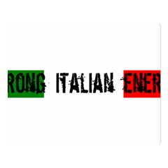 Strong Italian Energy Premium Plush Fleece Blanket (large) by ConteMonfrey