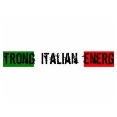 Strong Italian Energy Two Sides Premium Plush Fleece Blanket (baby Size) by ConteMonfrey