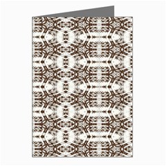 Snake Skin Brown Greeting Cards (pkg Of 8)