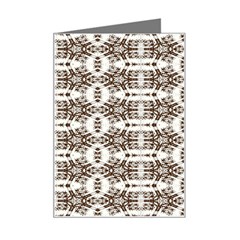 Snake Skin Brown Mini Greeting Card