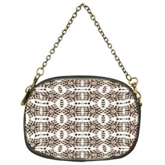 Snake Skin Brown Chain Purse (one Side) by ConteMonfrey