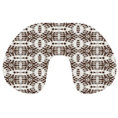 Snake Skin Brown Travel Neck Pillow