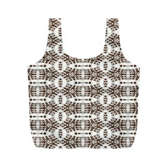 Snake Skin Brown Full Print Recycle Bag (m) by ConteMonfrey