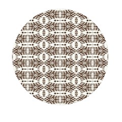 Snake Skin Brown Mini Round Pill Box (pack Of 5) by ConteMonfrey