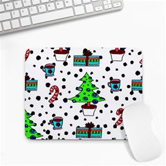 It`s Cold Outside Christmas Pattern Small Mousepad by ConteMonfrey