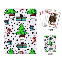 It`s Cold Outside Christmas Pattern Playing Cards Single Design (rectangle)