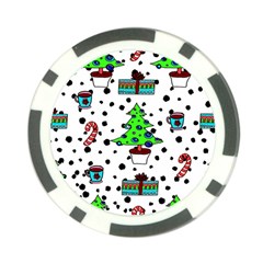 It`s Cold Outside Christmas Pattern Poker Chip Card Guard by ConteMonfrey