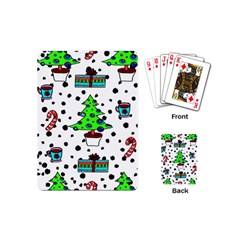 It`s Cold Outside Christmas Pattern Playing Cards Single Design (mini) by ConteMonfrey