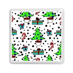 It`s Cold Outside Christmas Pattern Memory Card Reader (square) by ConteMonfrey