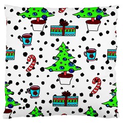 It`s Cold Outside Christmas Pattern Standard Premium Plush Fleece Cushion Case (one Side) by ConteMonfrey