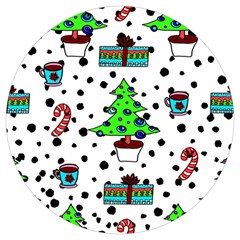 It`s Cold Outside Christmas Pattern Round Trivet by ConteMonfrey