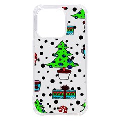 It`s Cold Outside Christmas Pattern Iphone 14 Pro Tpu Uv Print Case