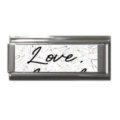 Live Love Laugh Monsteras Superlink Italian Charm (9mm) by ConteMonfrey