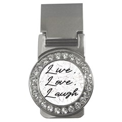 Live Love Laugh Monsteras Money Clips (cz)  by ConteMonfrey